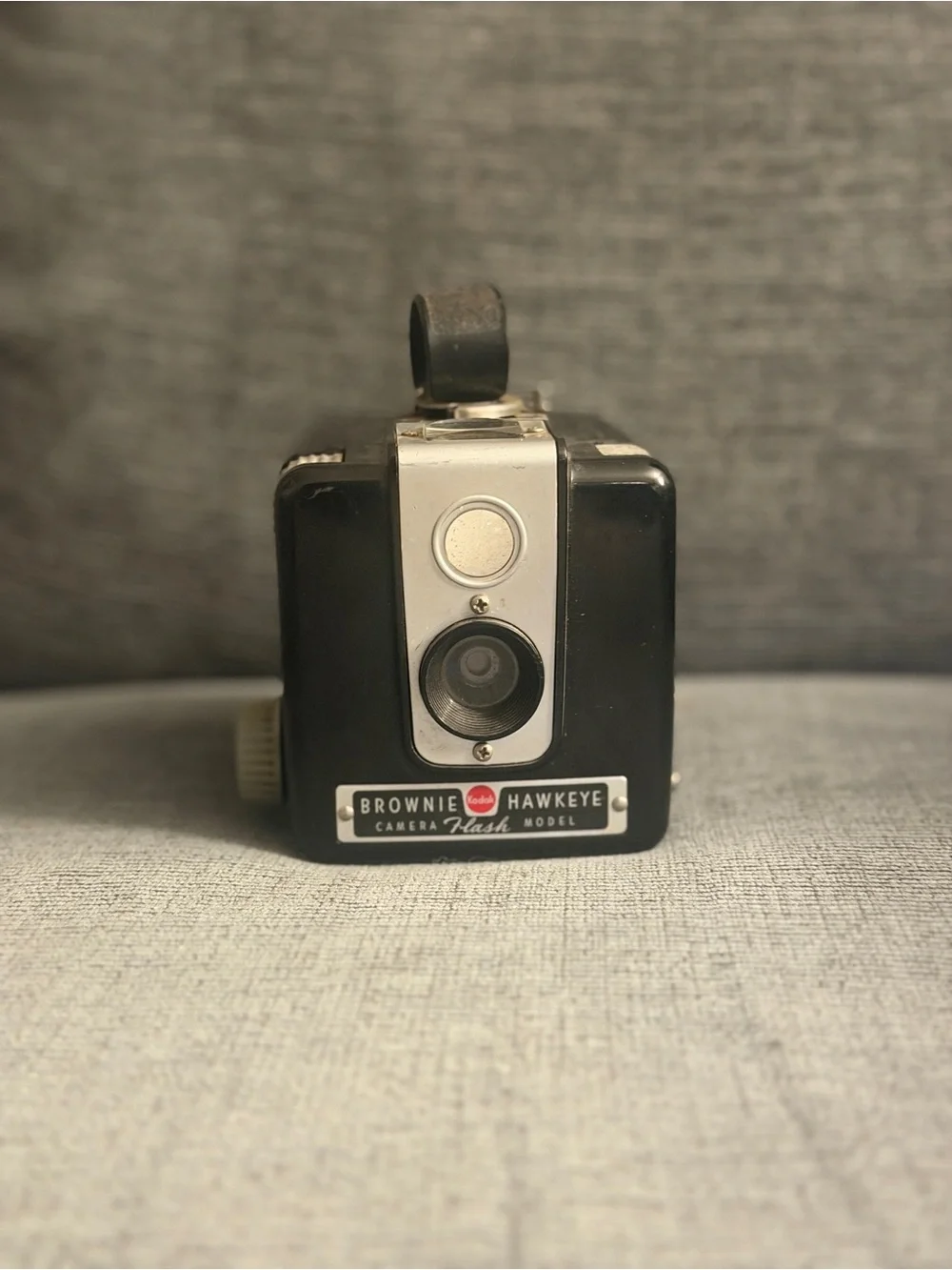 Kodak Brownie Hawkeye Box Camera in Black with Silver Accents